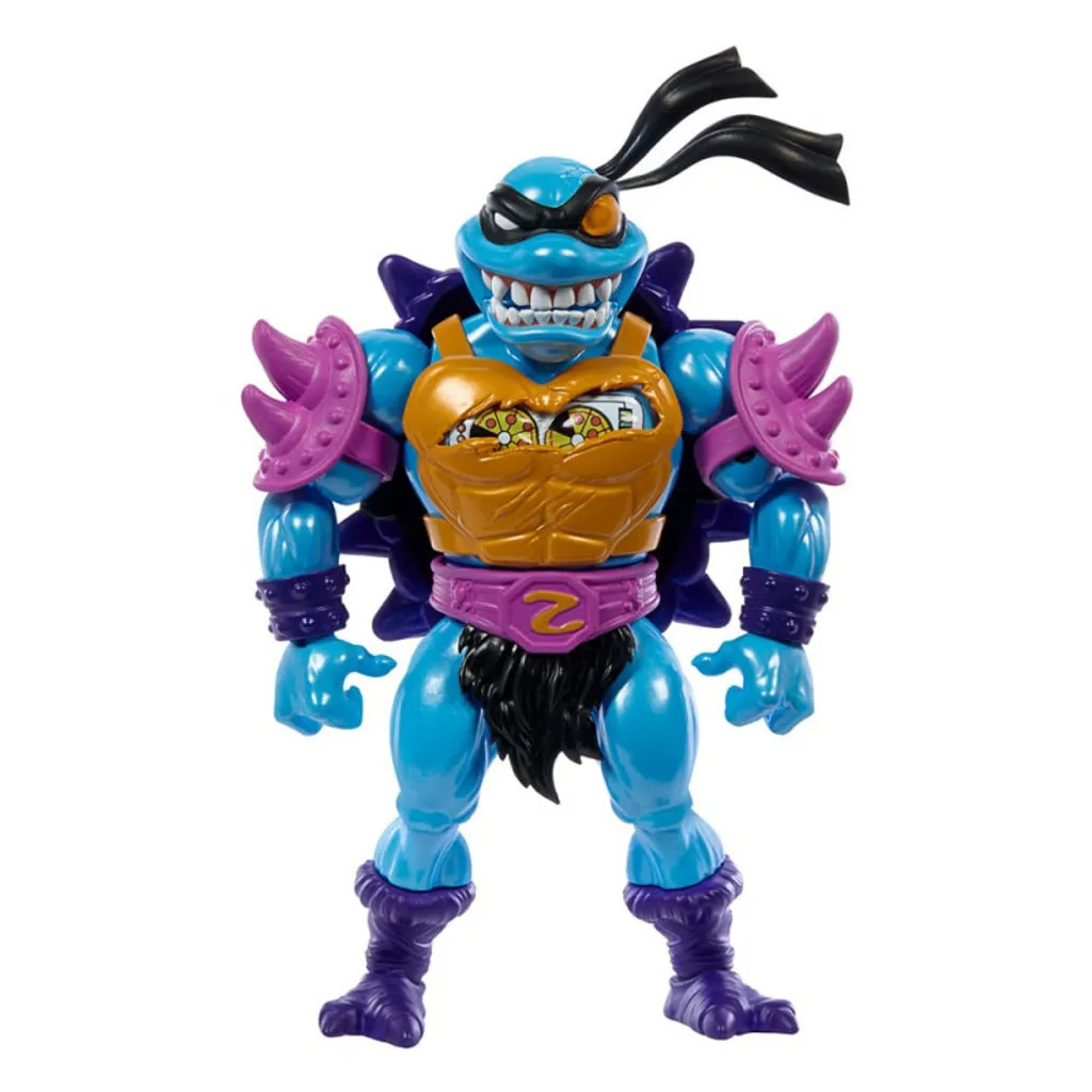 Figurine Sla'ker MOTU x TMNT : Le Cadeau Idéal pour Fan de Nostalgie
