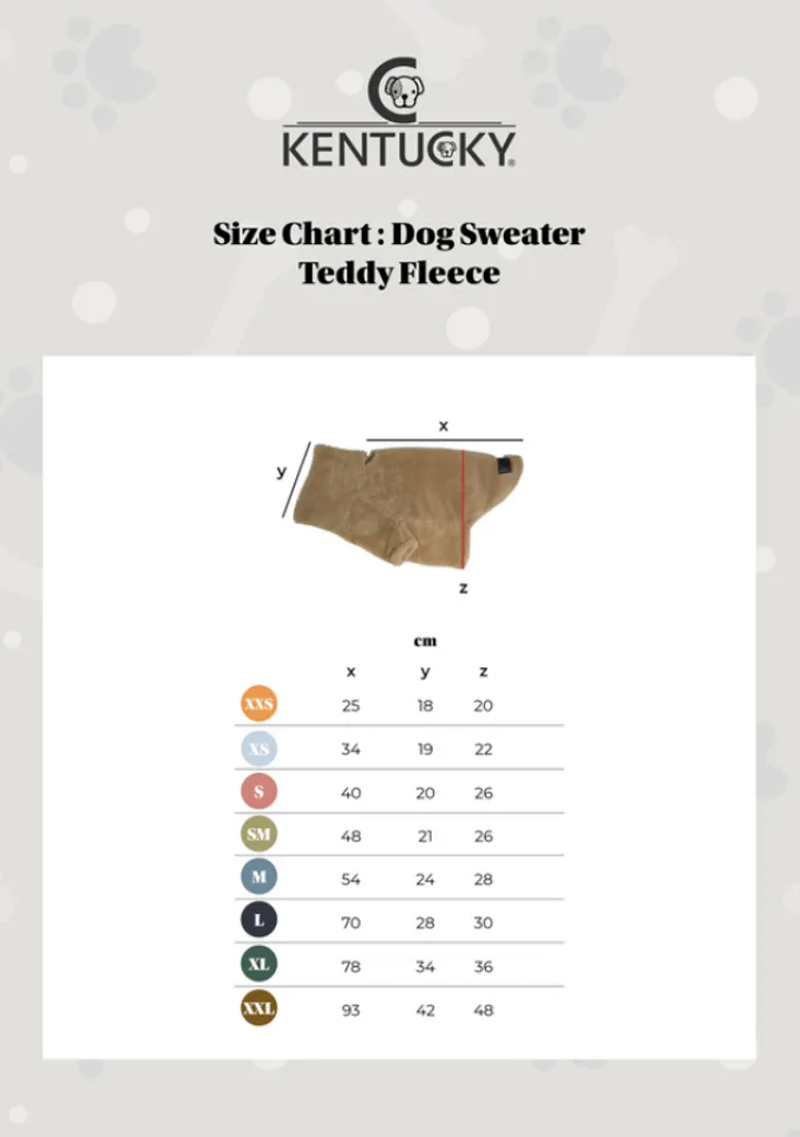 Maglione Kentucky Dogwear Teddy Fleece Beige SM - Qualità Certificata - 4