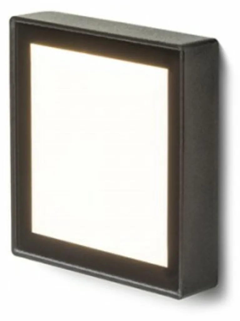 Spot LED IP65 étanche DEJAVU SQ 9 noir 3,5W 3000K éclairage extérieur