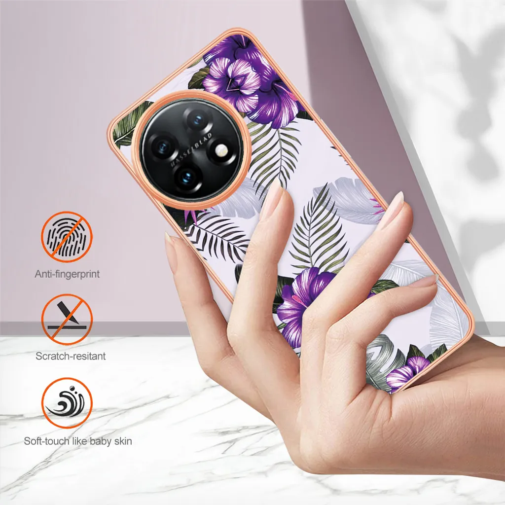 LIUZIHAN Cover per OnePlus 11 PRO. Design della Manica in Silicone Morbido e Sottile, Antiurto e, Custodia per OnePlus 11 PRO.(Nero
