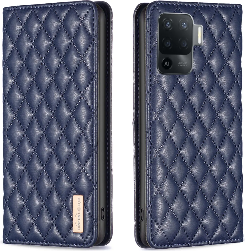 Cover Portafoglio OPPO A94 4G Blu Elegante - Protezione 360 Gradi