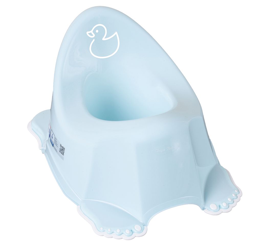 BabyTopf Töpfchen Toilettentrainer Ente Blau Tega
