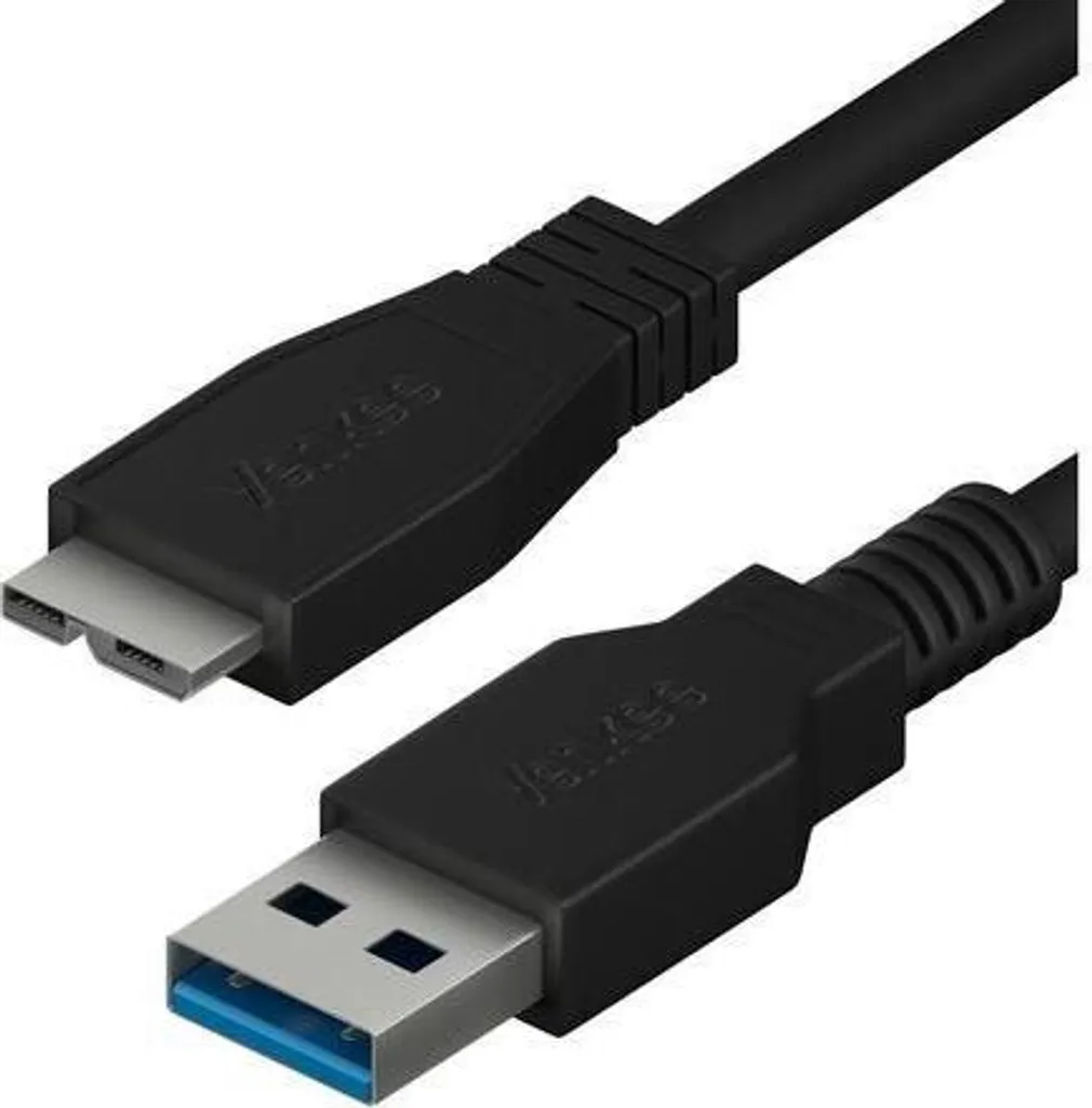 Yenkee YCU 011 BK USB 3.0 Micro B 1.5m | Trasferimento Dati Ultra Fast