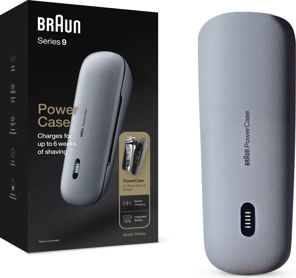 Braun Powercase Custodia Di Ricarica Portatile Compatibile Immagine del prodotto 