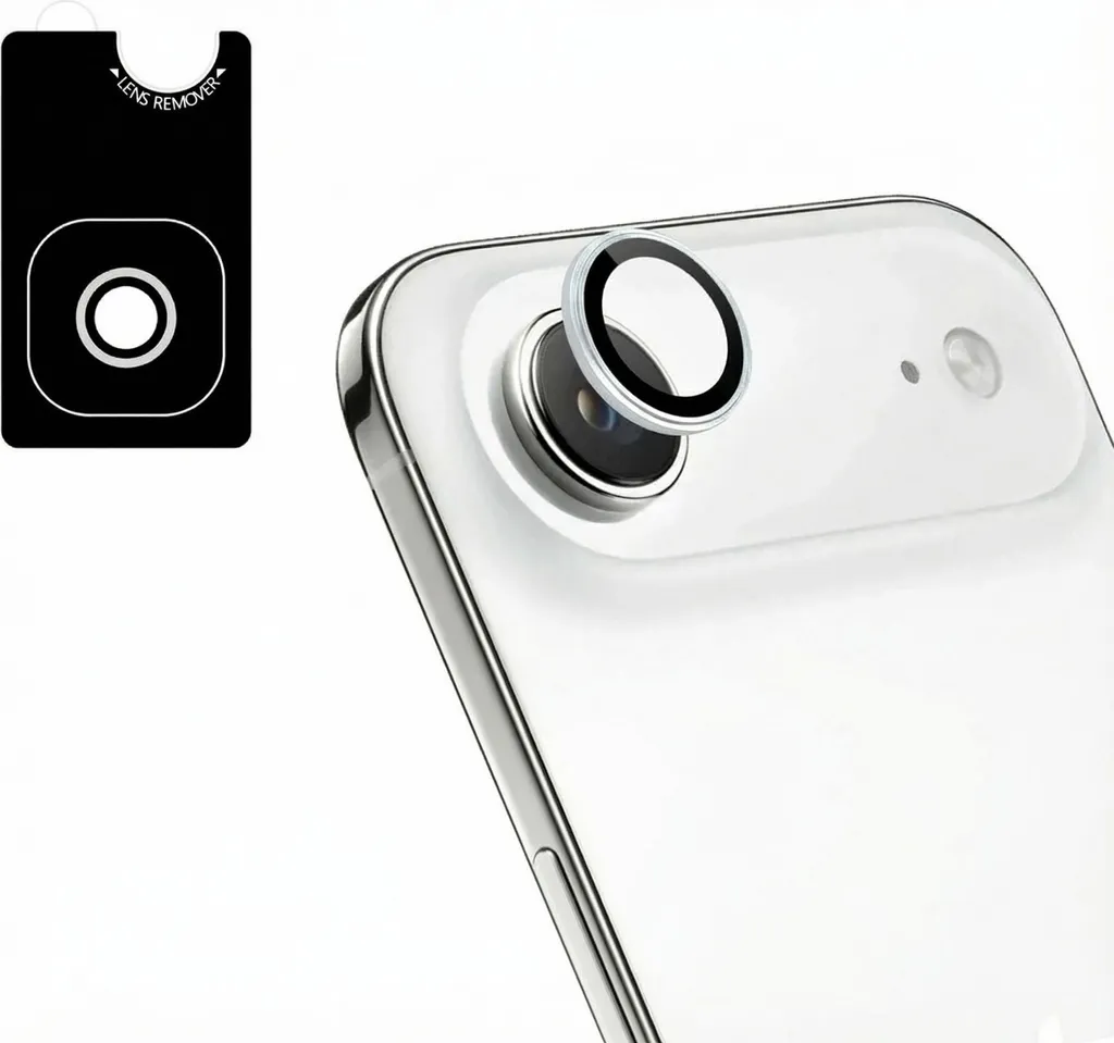 imoshion Confezione da 2 cover per l'obiettivo della fotocamera dell'iPhone Air - argento