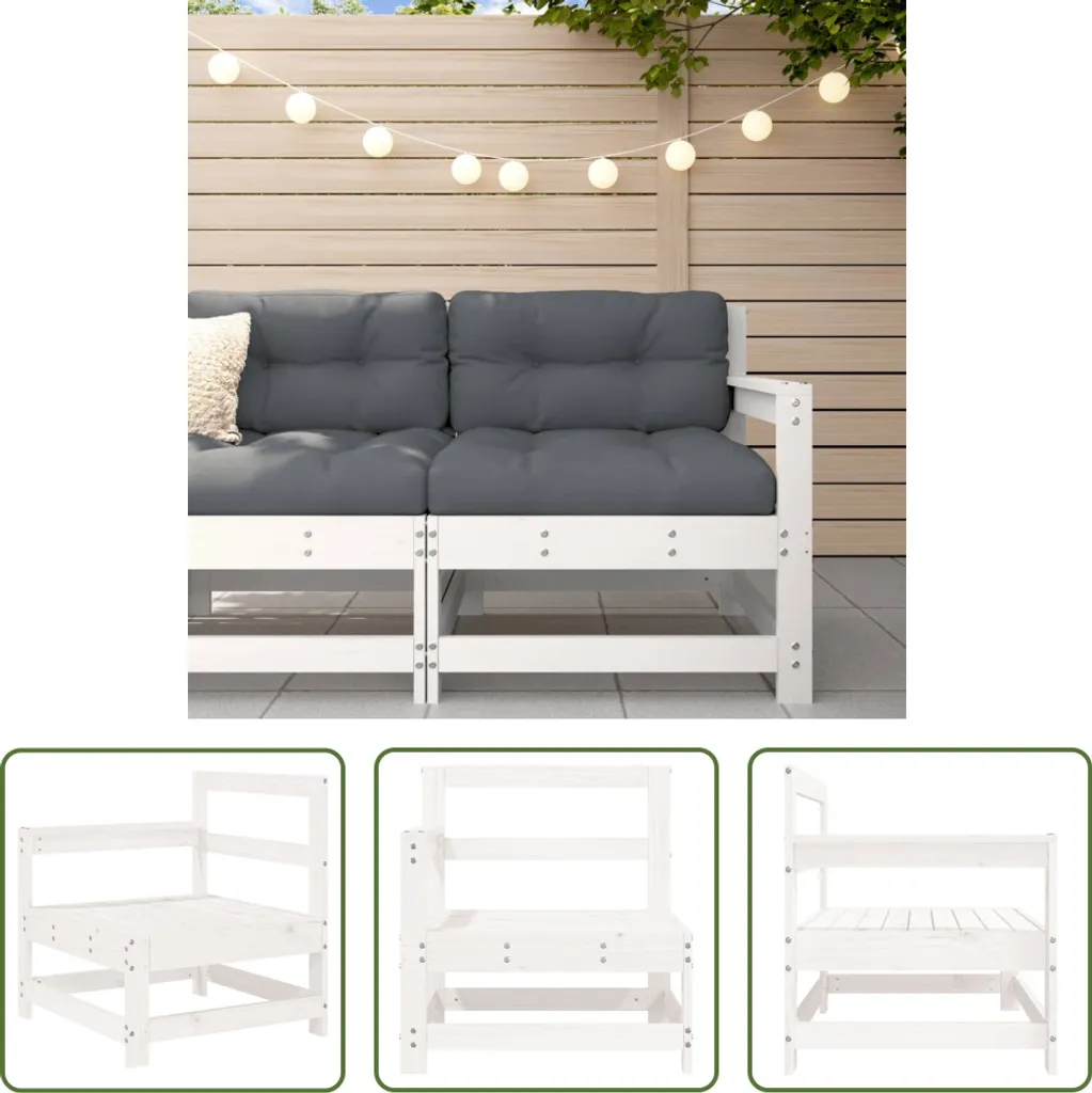 Offerta Divano Angolare Legno Bianco | Miglior Prezzo Giardino