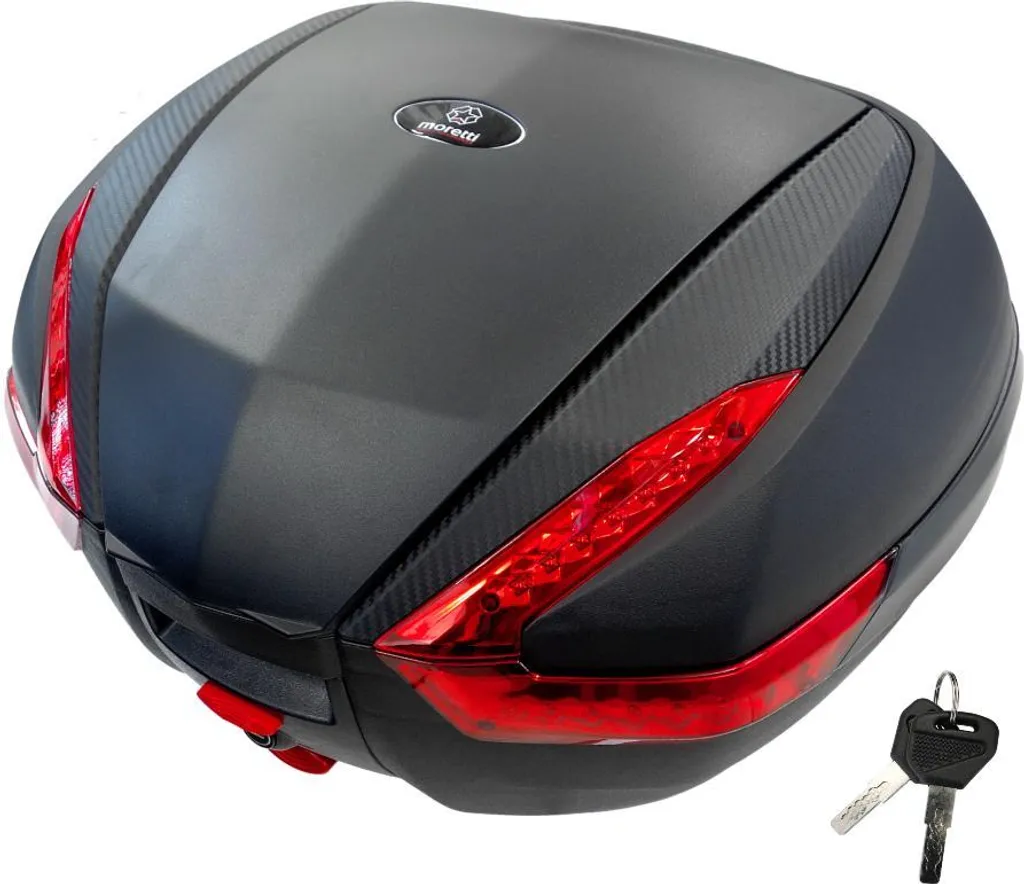 Coffre Moto Moretti MR-888 35L Étanche : Sécurisez votre Casque