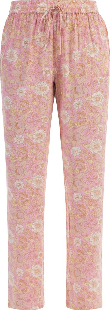Jeona damen hose - rosa mehrfarbig, XXL