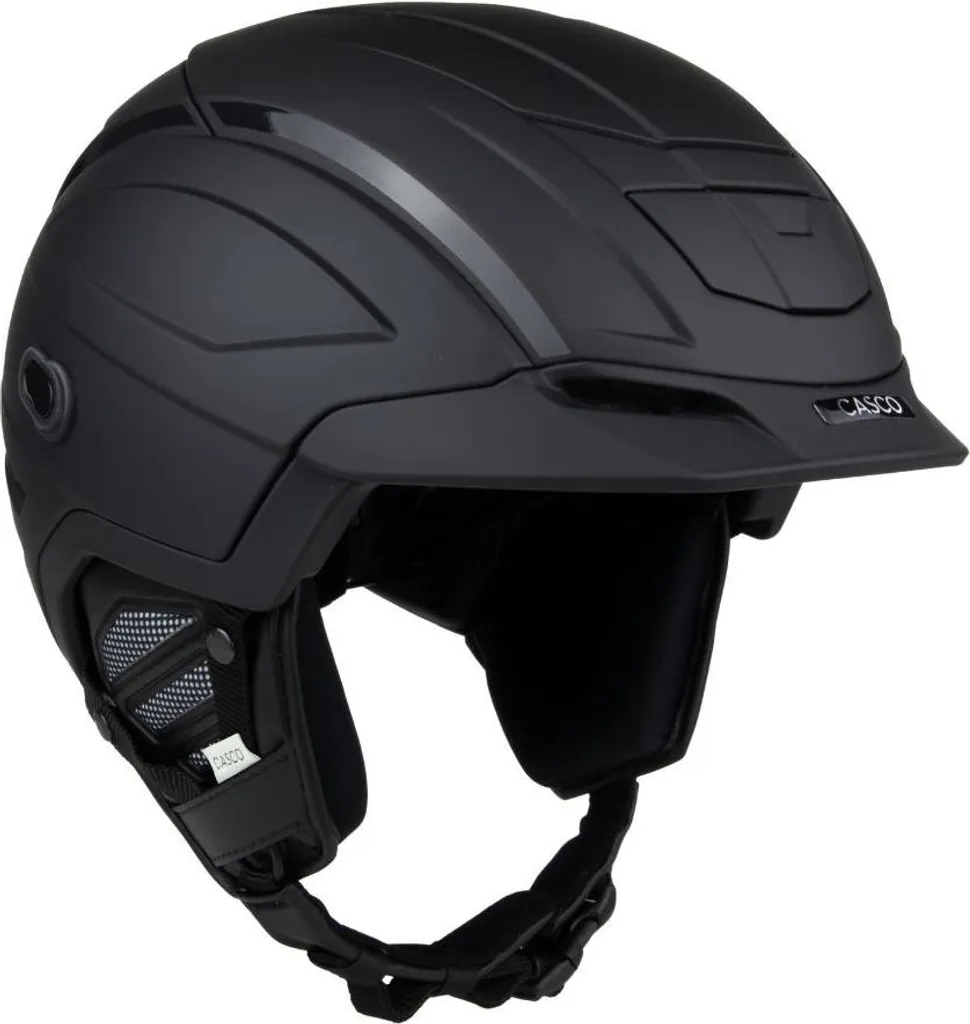 Casque de ski polyvalent CASCO SP-5 Prime Noir pour adultes en 56-58cm