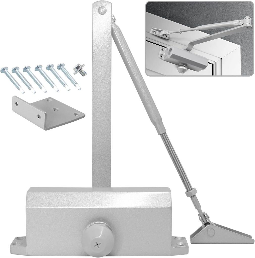 MARIE deurklopper, zilverkleurig, model 1303D-S, Productafbeelding 