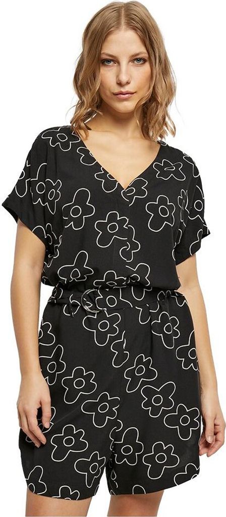 Urban Classics Viscose Belt Playsuit Schwarz 3XL Frau Schwarz 3XL