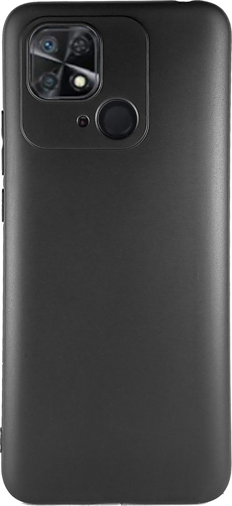 SCHWARZ TPU Silikon Matt Hülle für Xiaomi Redmi 10C Handy Produktbild 