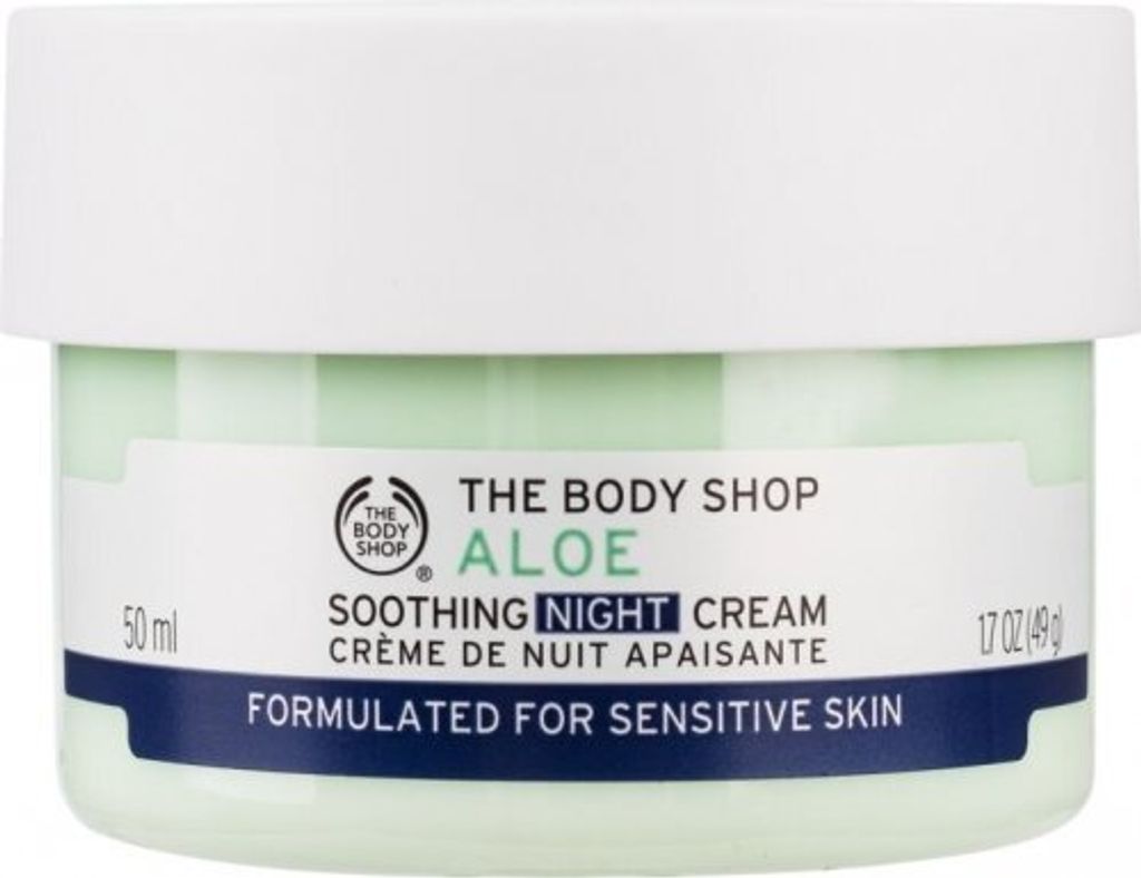 The Body Shop Aloe Vera Night Cream for Sensitive Skin 50ml Produktbild 