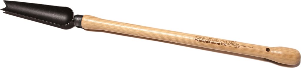 Krumpholz Unkraut- und Jätekelle (geschmiedet) mit Eschen-Knopf-Stiel (48 cm)