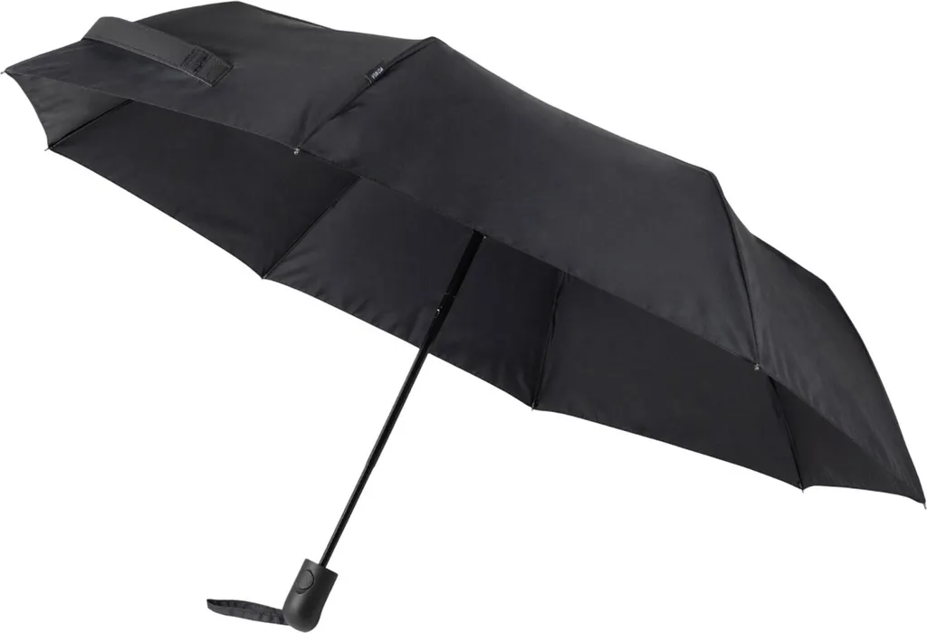 Ombrello Pieghevole Fulton Aerolite UVP 50+ - Leggero 86g, Nero, 5 Stecche In Carbonio, Antivento - Taglia Unica
