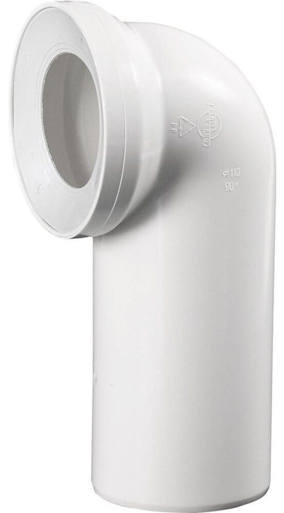 WC-Anschlussbogen 90, 110mm Produktbild 