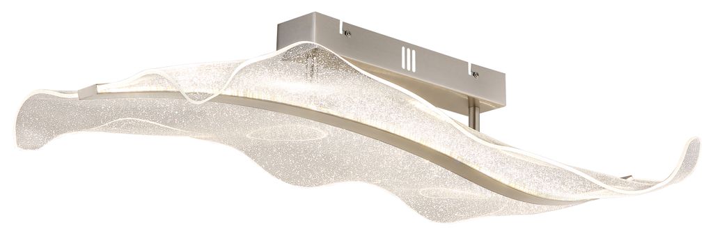Globo Lighting Deckenleuchte Metall Nickel matt, LED