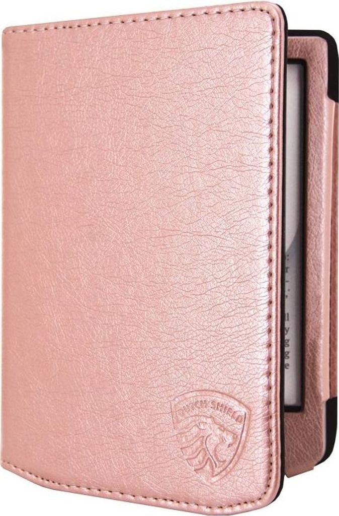 Dutch Shield - Luxe Case Hülle für das Pocketbook Verse Pro Color Ebook - Klapphülle Ereader Schutzhülle Cover Rosa
