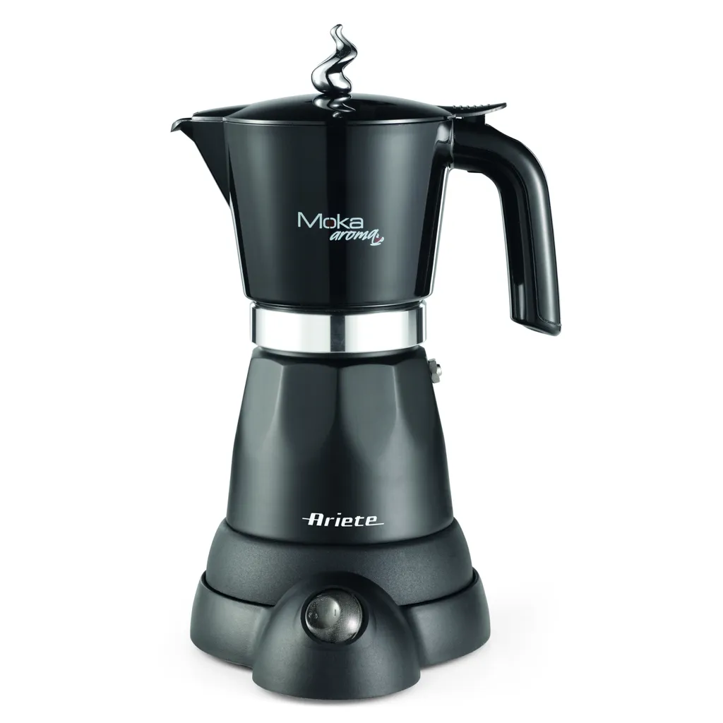 Cafetière Moka électrique Ariete Aroma 480W noire