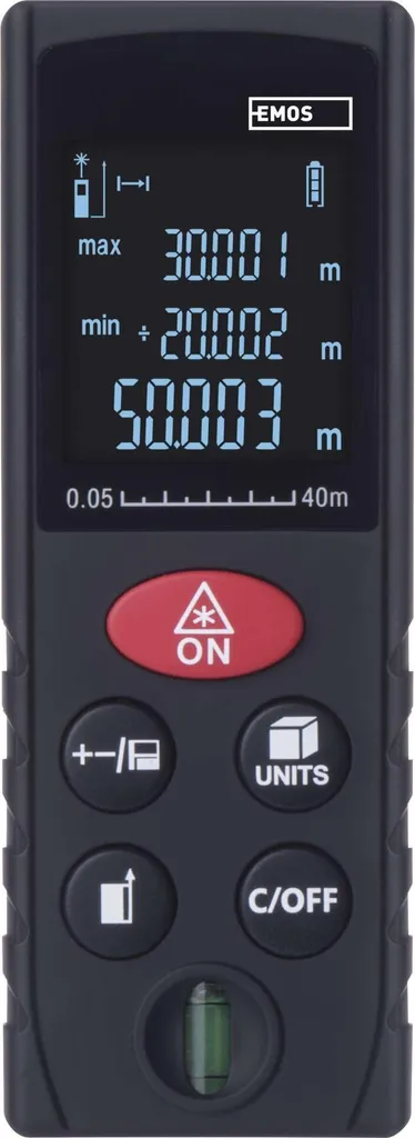 Télémètre Laser EMOS M0502 - Mesure de Distance Digitale de Haute Précision