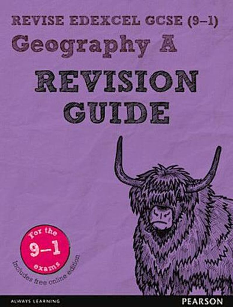 Pearson REVISE Edexcel GCSE Geography A Revision Guide: incl. online revision - for 2025 and 2026 exams