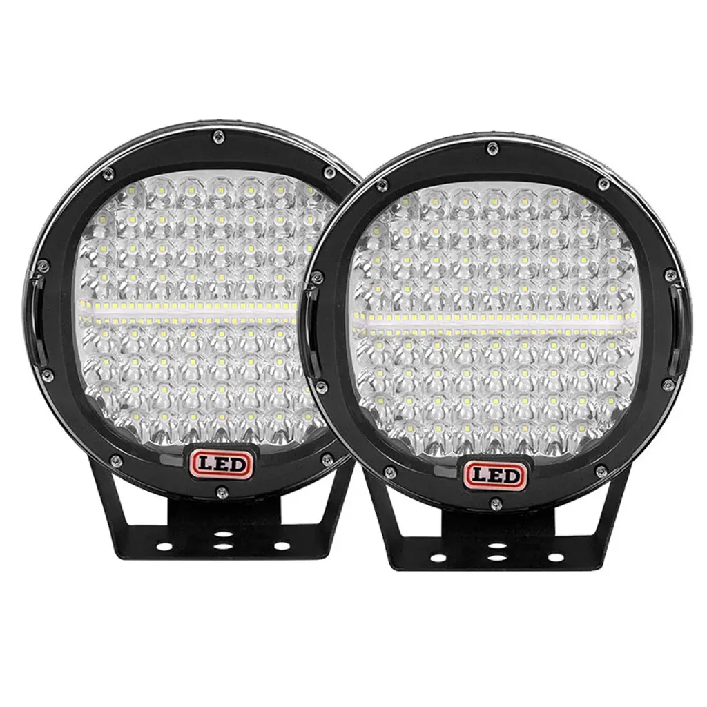 Éclairage LED de Travail pour Nuit et Intempéries 294W IP67 Alu Noir