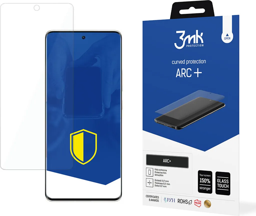 Xiaomi Civi 3mk Arc+: Pellicola Protettiva Curva con Installazione Gel