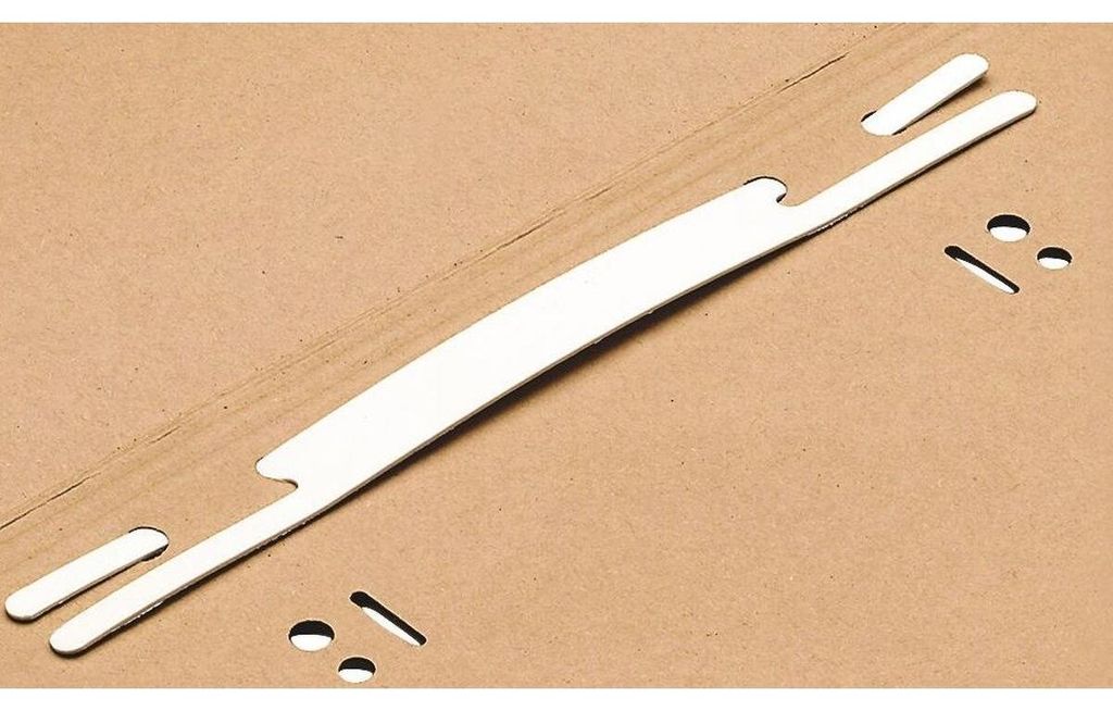 Elba Flachheftzunge, 13x150mm, weiß 50 Stück Produktbild 