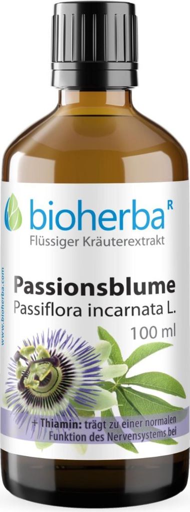 Bioherba Passionsblume Passiflora incarnata L. Tropfen Produktbild 