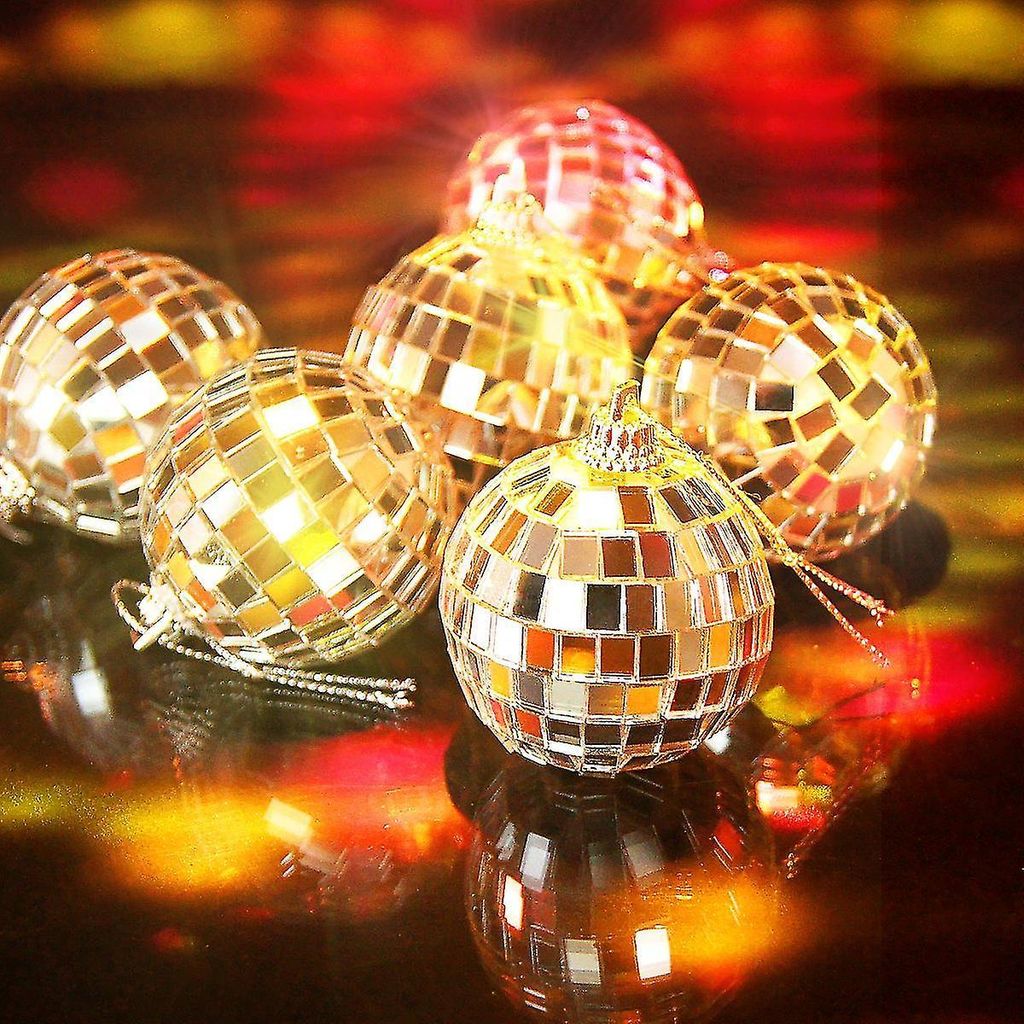 12 Stück Spiegelkugeln für Disco, DJ, Tanz, Bühnenbeleuchtung, 1,2 Zoll