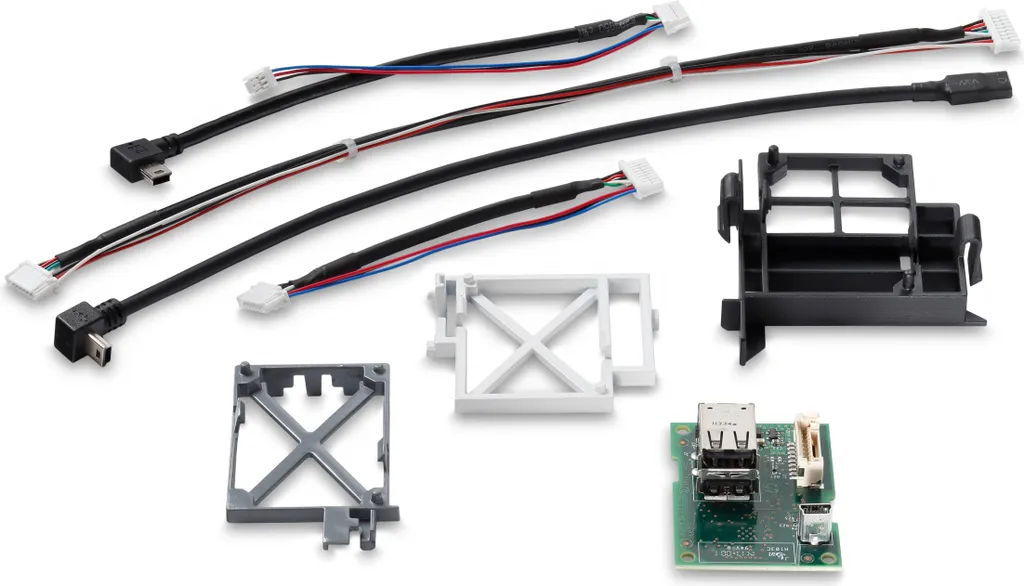 Kit HP Ports USB internes série M55x M60x pour extension imprimante LaserJet