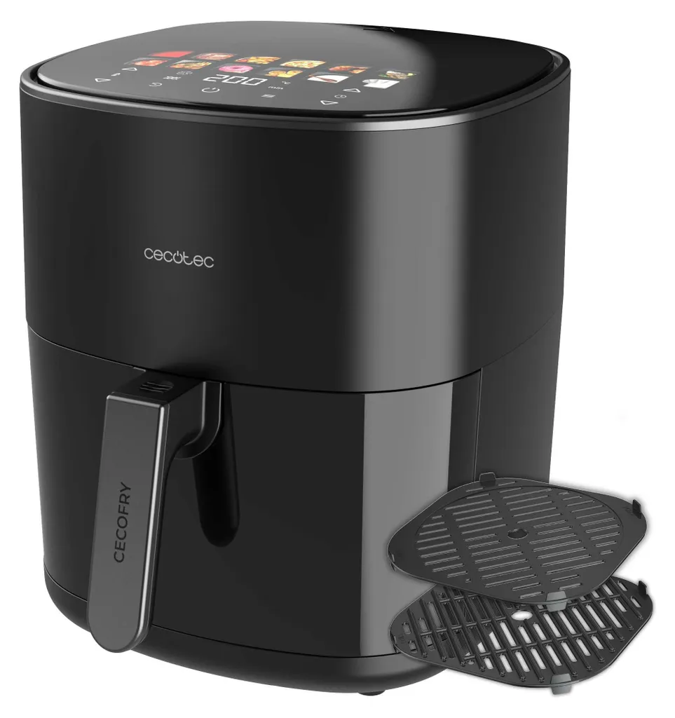 Cecotec Cecofry & Grill Duoheat 6500 Friteuse à Air 6,5L Noire 2200W