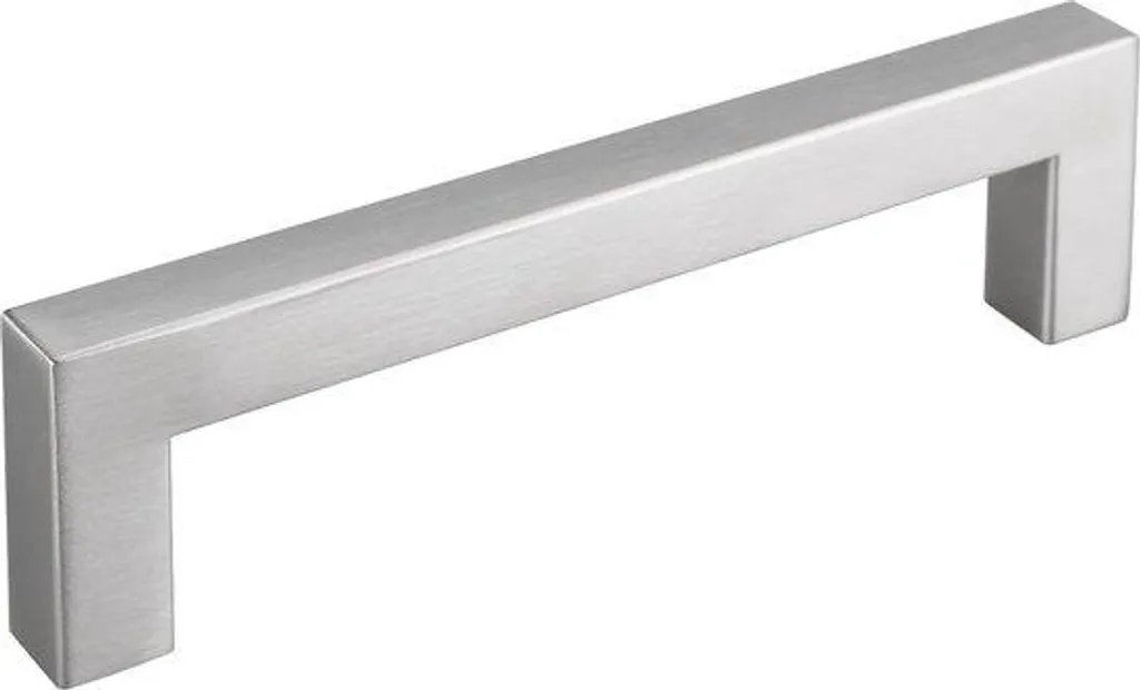 Poignée de meuble cuisine 160 mm en inox argent pour tiroir et porte