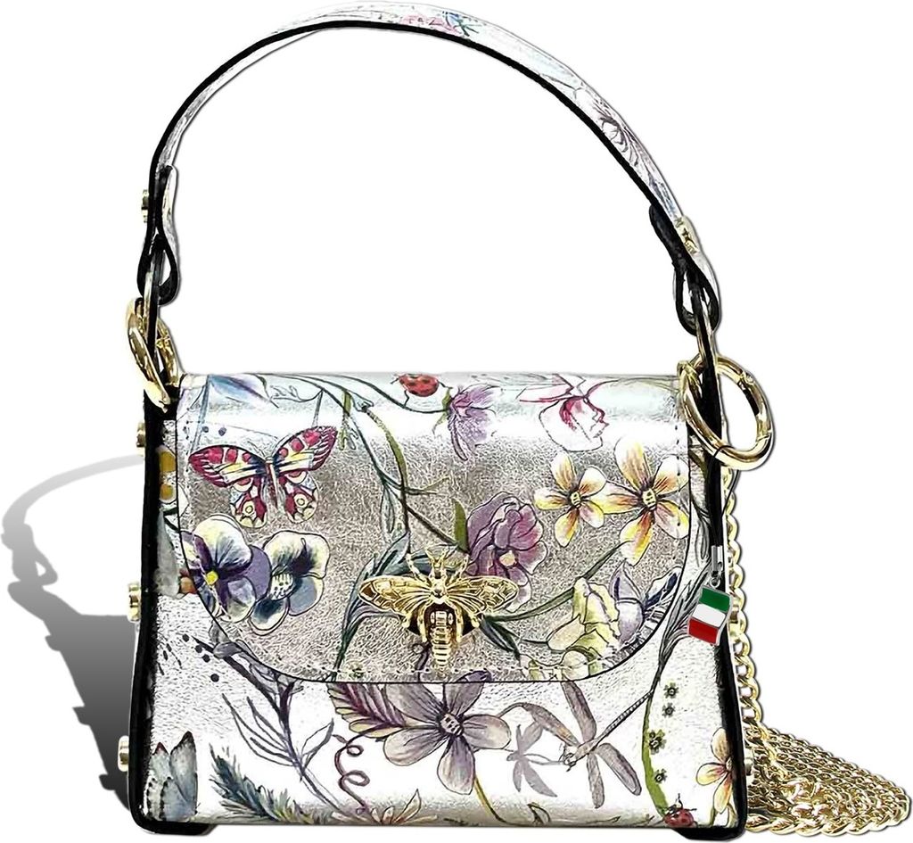 silber farbig Florence Tasche Leder D2OTF832JF