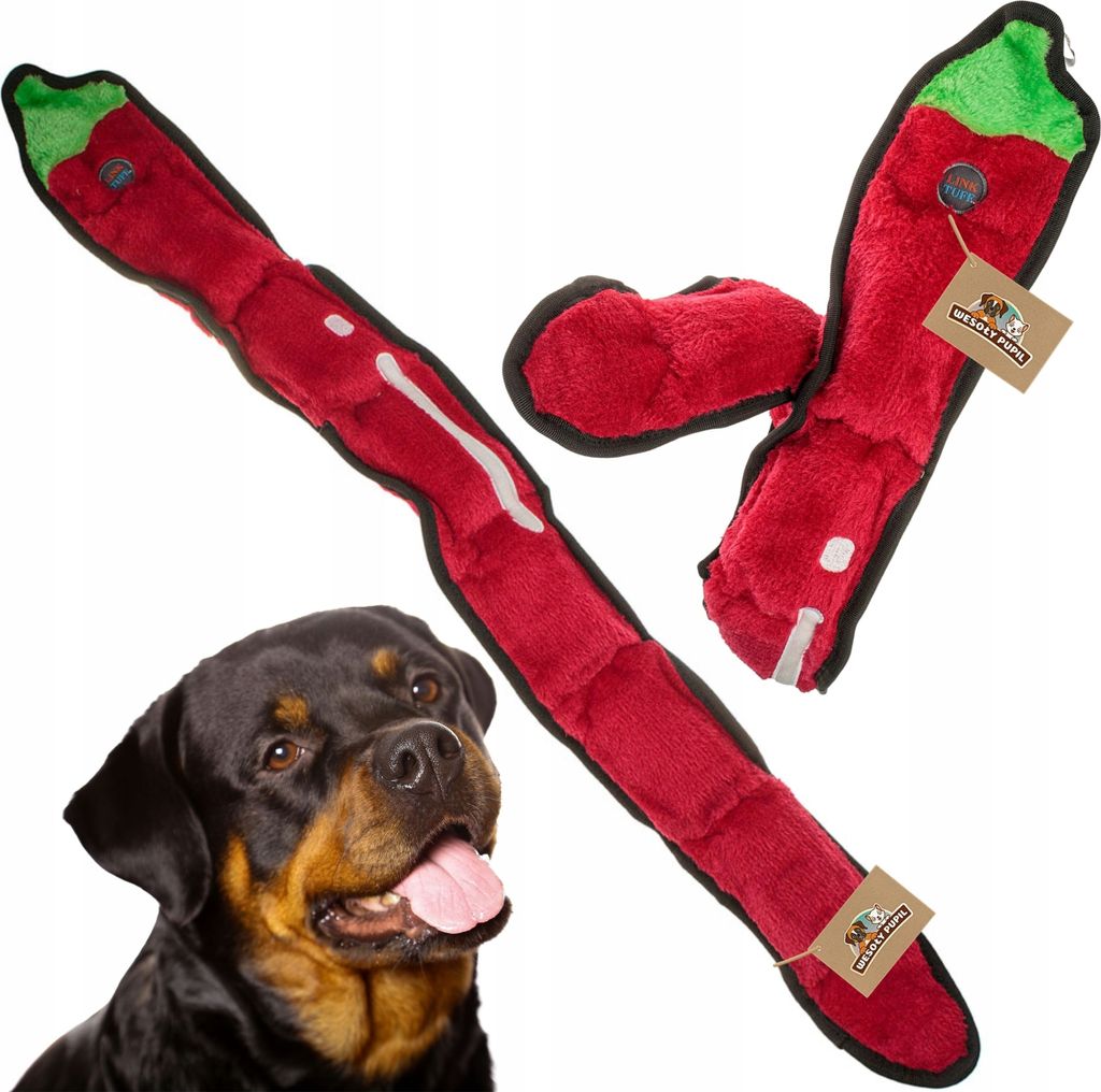 CHILLI MEGA GIGA Hundespielzeug mit Quietschern bis zu 99 cm lang