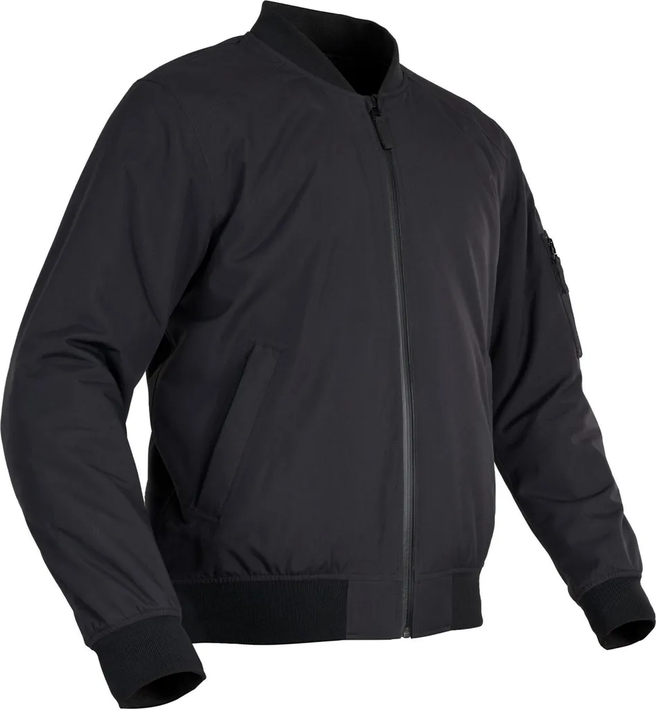 Veste Oxford Bomber D2d XL Noir - Idéal pour les Trajets Urbains Quotidiens
