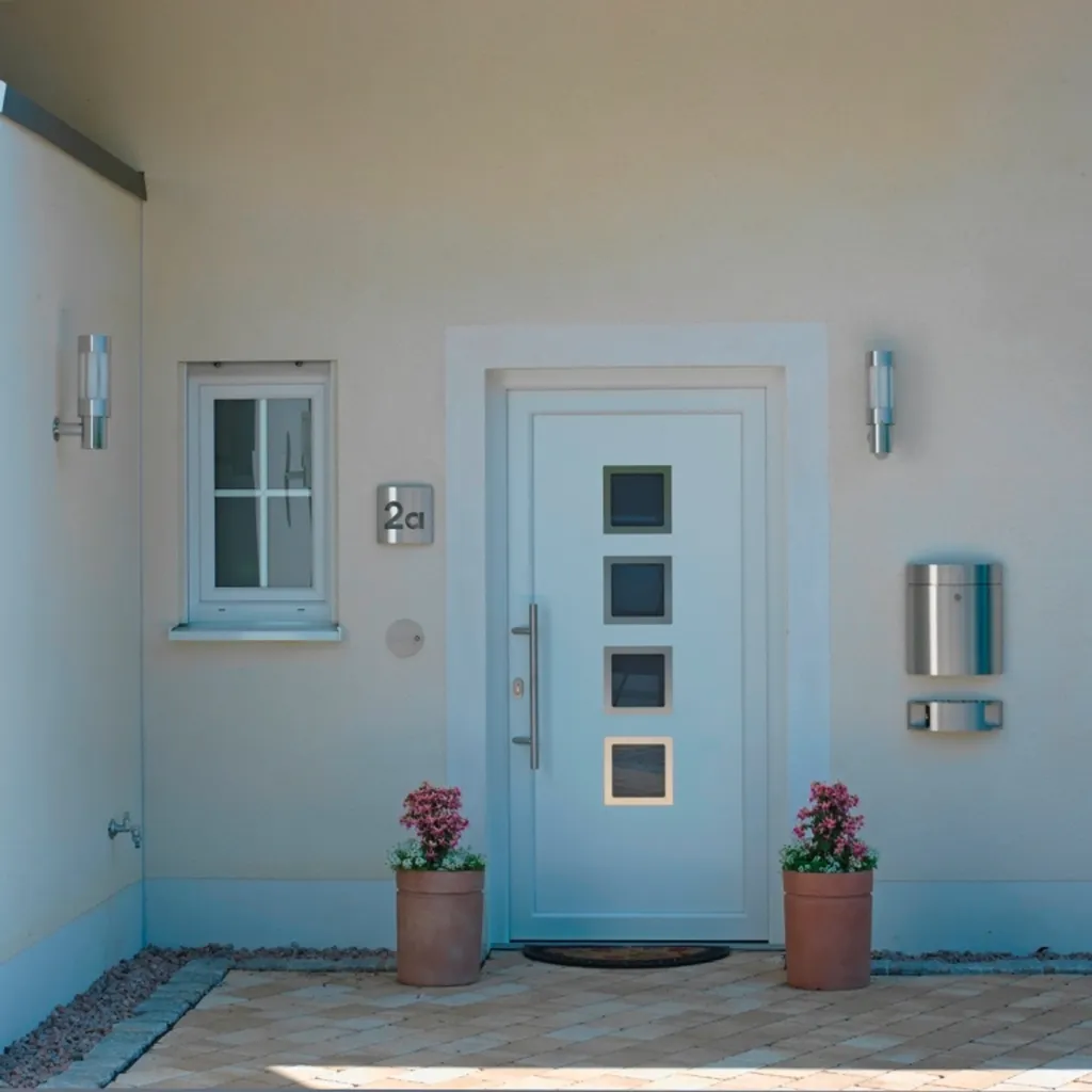 Éclairage de jardin applique extérieure E27 75W pour entrée et cour