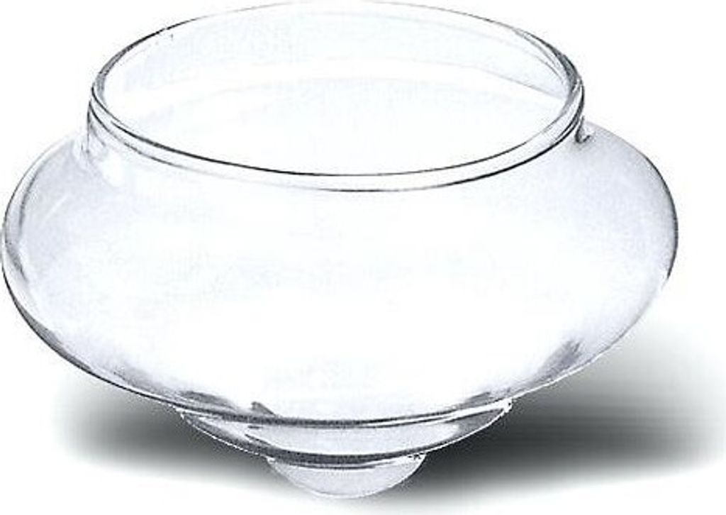 Teelichthalter aus Glas 6 Stück Ø 6,5cm | Schwimmlichter