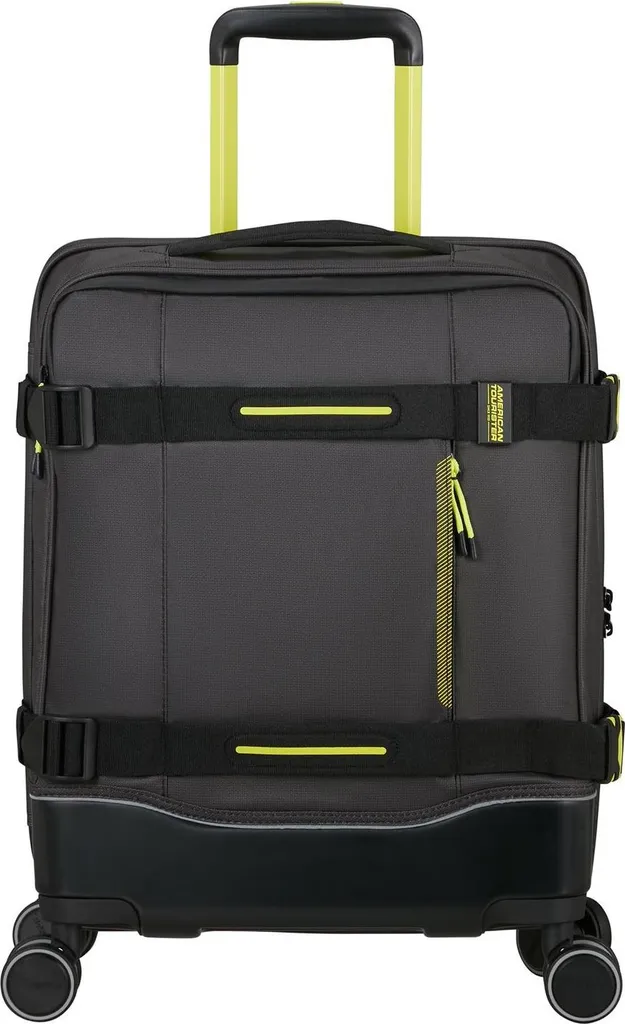 American Tourister Urban Track Spinner TSA Coated Black Lime 55cm