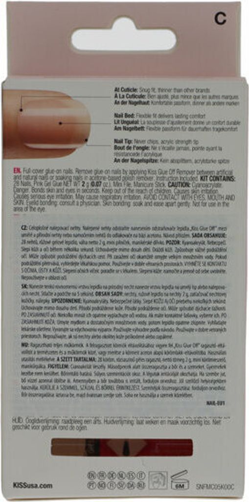 Salon KISS Akrylové francouzské nehty Hautfarbe - Graceful Obrázek produktu 