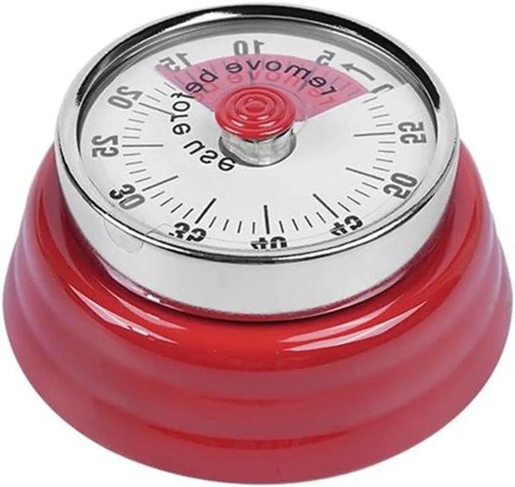 Minuteur de cuisine magnétique 60 min idéal pour pâtisserie et four