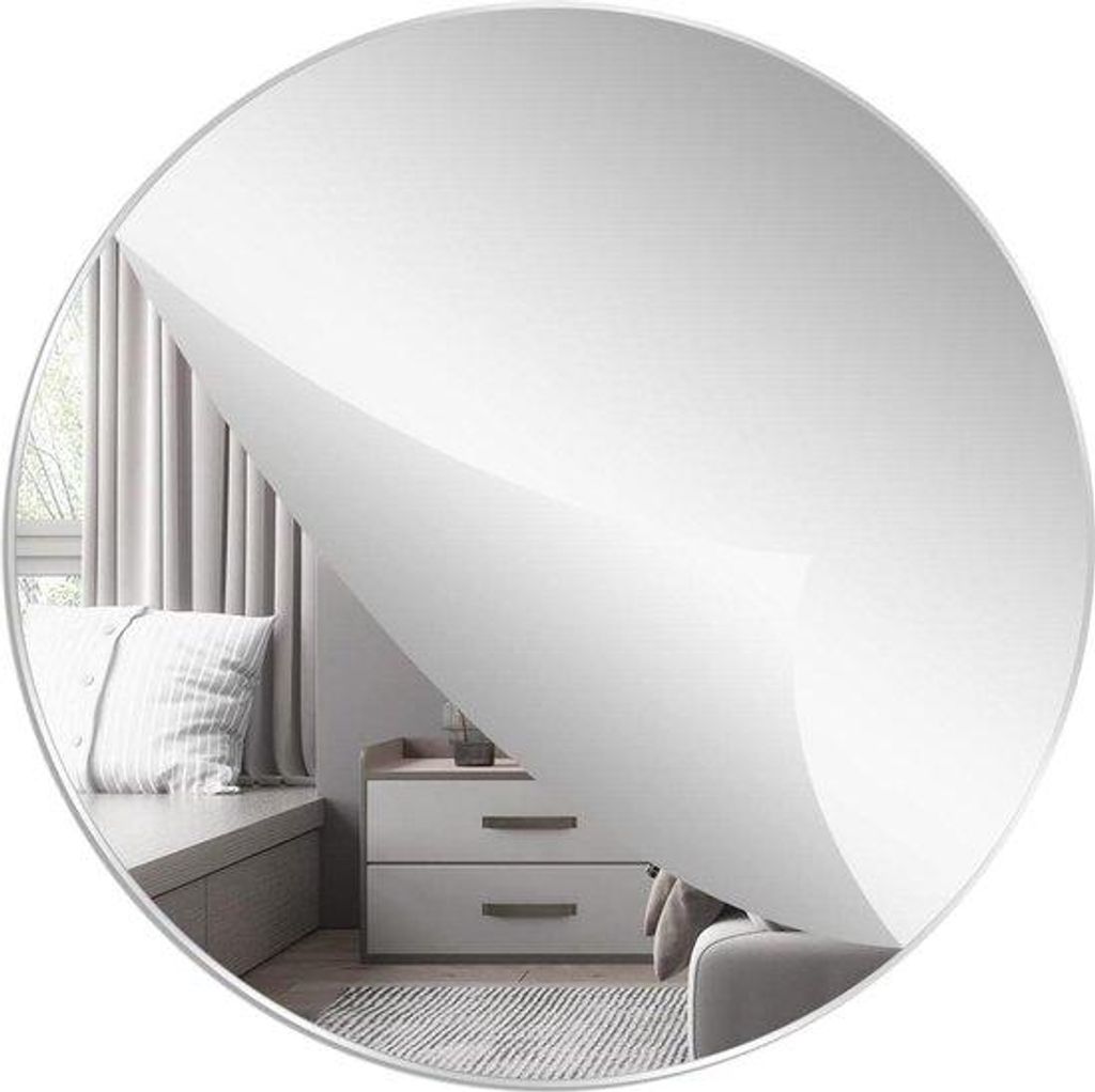 Runde Wandspiegel aus Acryl - 30 cm - cirkelvormige Spiegel - Selbstklebend - für Badkammer und Schlafzimmer