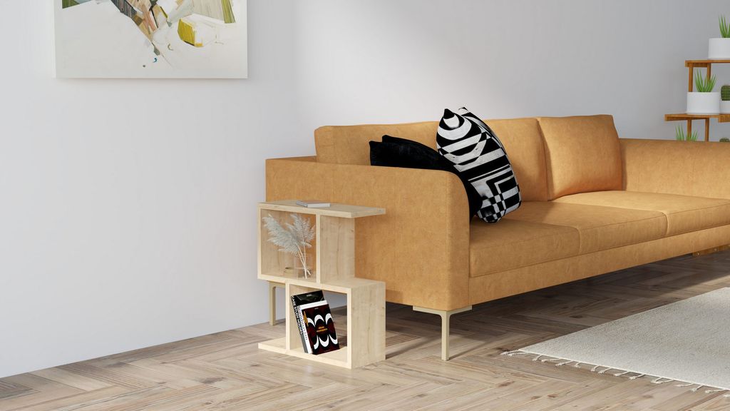 Skye Decor, Zet - Sapphire, table d'appoint, saphir, 100 % Image du produit 