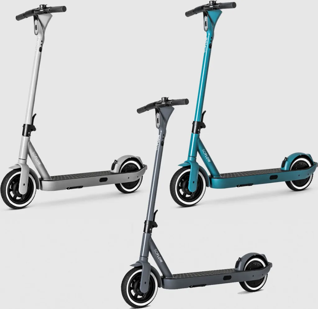 E-Scooter SoFlow SO ONE Idéal Trajets Urbains Gris Argent Homologué Route - 12
