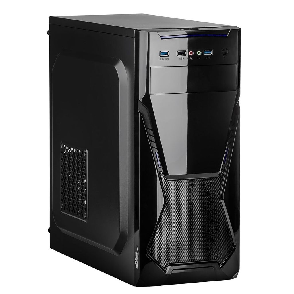 Boîtier Midi ATX Akyga AK13BK 2xUSB 3.0 1xUSB 2.0 sans Image du produit 