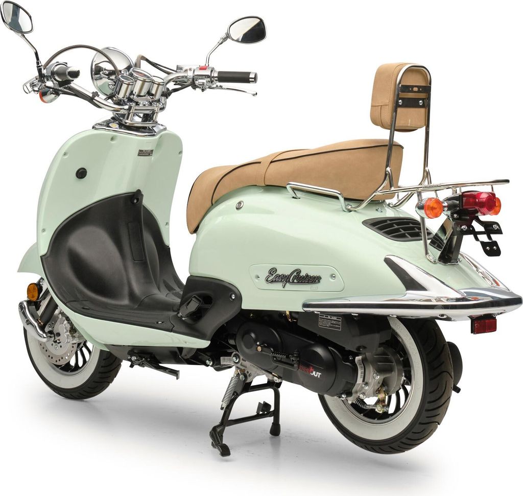 Motorroller Retro EasyCruiser Eco Mint 50ccm 45 kmh Moped Produktbild 9