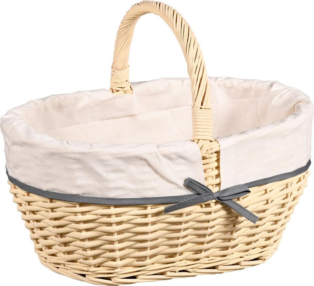 KESPER Cestino per la spesa con inserto in tessuto, 45 x 34 Immagine del prodotto 