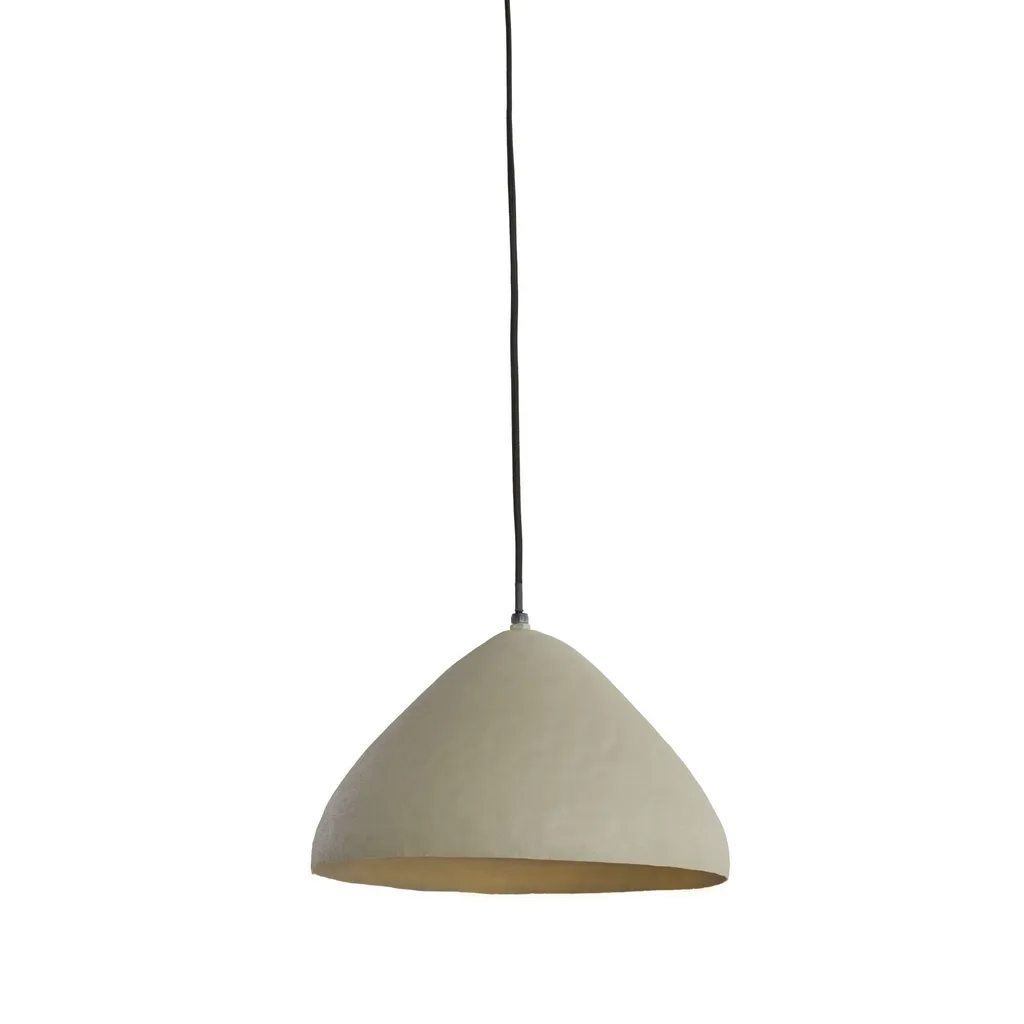 Light & Living Elimo Lampada Grigia Metallo Ø 32cm - Arredo Design