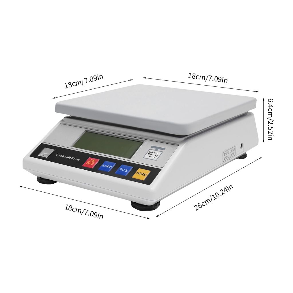 Zählwaage Küchenwaage Metall Waagen mit LCD-Display 13 Einheiten Konvertierung Präzisionswaage Digital Waage Feinwaage Laborwaage 7.5KG/0.1G Leb...
