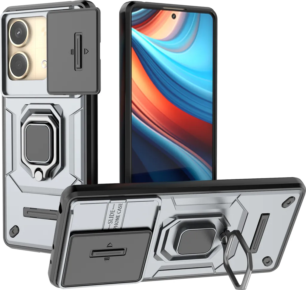 Cover Xiaomi Redmi Note 13R Pro 5G: Stile Grey e Protezione Totale